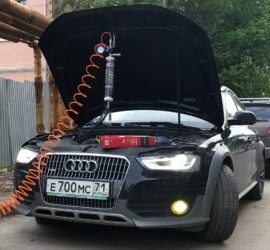 Промывка топливной системы Audi A4 B8 FL